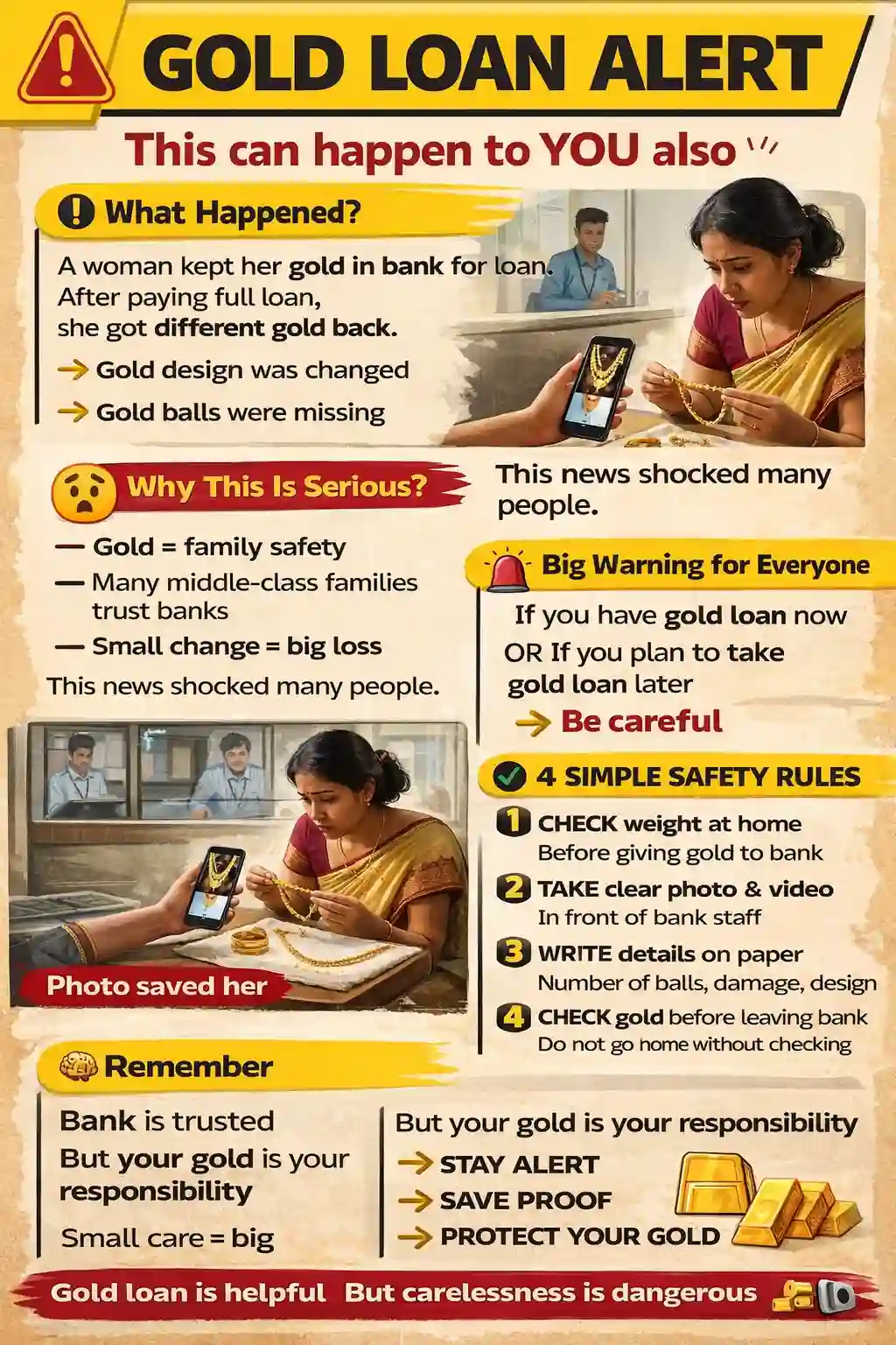 gold loan alert