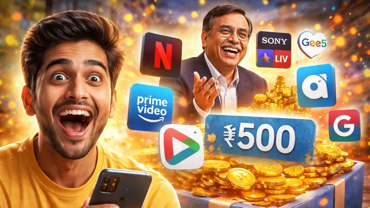 ಜಿಯೋ New Year Offer: ₹500 ರೀಚಾರ್ಜ್ನಲ್ಲಿ 8 OTT ಬೆನಿಫಿಟ್ಗಳು ಮತ್ತು Google AI ಆಫರ್ – ಸಂಪೂರ್ಣ ವಿವರ